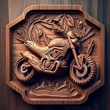 3D модель Ducati Scrambler 1100 (STL)